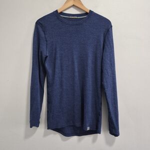 Meriwool Layers 250g Long Sleeve Navy Shirt Size Medium